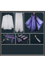 2XXT Cosplay Arknights Suzuran's Father Kimono Cosplay Costume